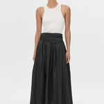 Camilla And Marc Milo Gathered Skirt with Belt in Black - outfit inspiration