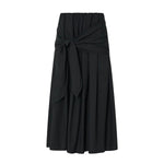 Camilla And Marc Milo Gathered Skirt with Belt in Black