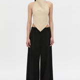 Camilla And Marc Oren Stripe Crop Top in Ochre Stripe - outfit inspiration