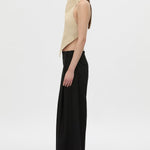 Camilla And Marc Oren Stripe Crop Top in Ochre Stripe - close up