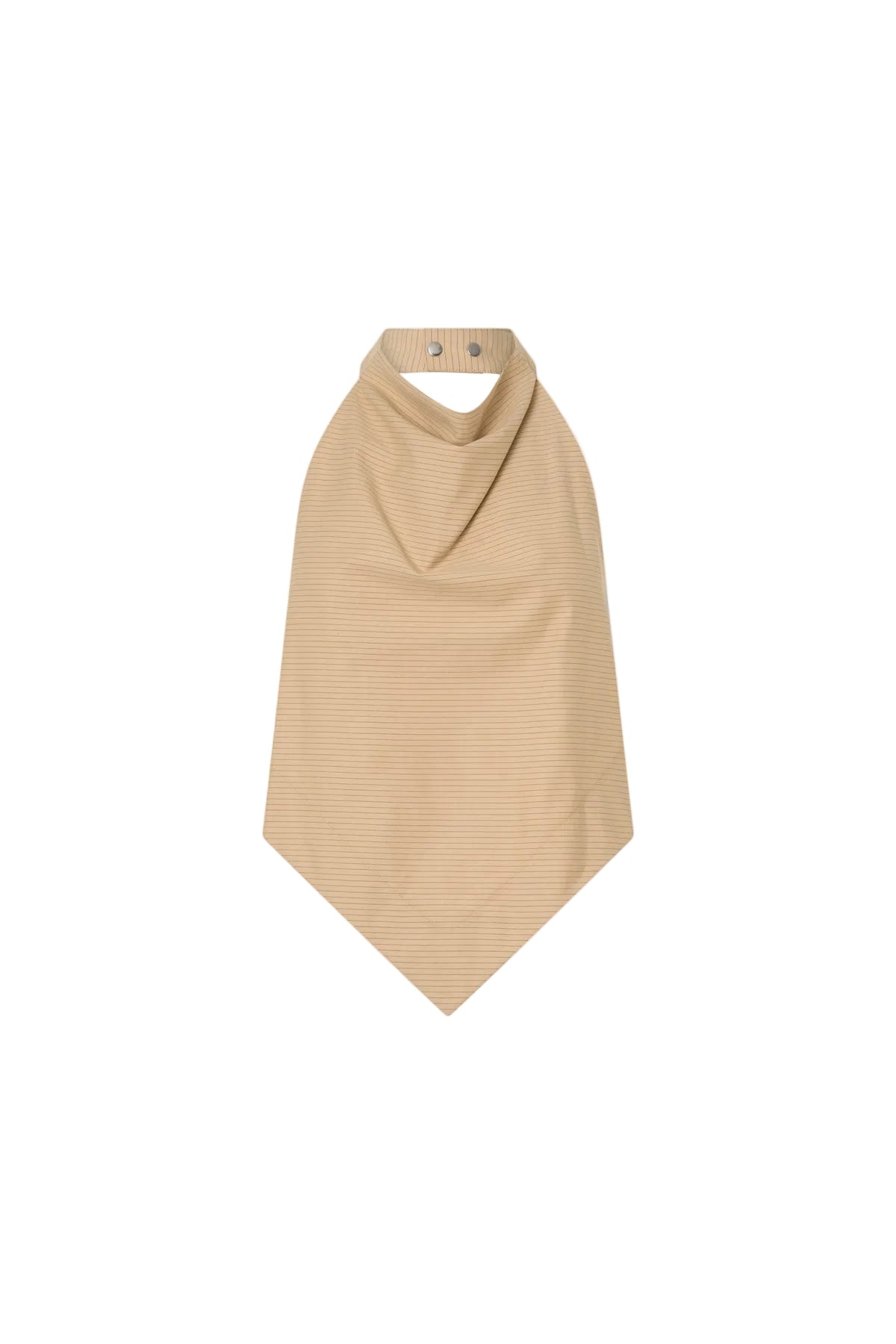 Camilla And Marc Oren Stripe Crop Top in Ochre Stripe