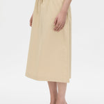 Camilla And Marc Oren Stripe Midi Skirt in Ochre Stripe - detail view