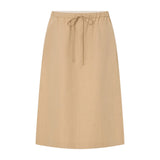 Camilla And Marc Oren Stripe Midi Skirt in Ochre Stripe