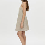 Camilla And Marc Phostre Halter Mini Dress in Sand - outfit inspiration