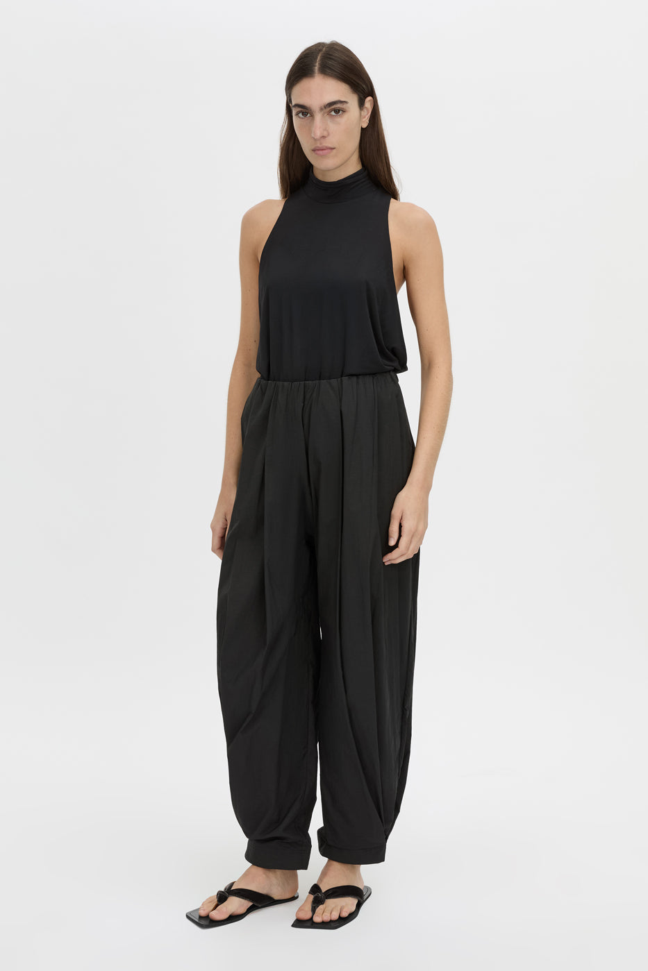 Camilla And Marc Rhia Balloon Leg Pant in Black - side view