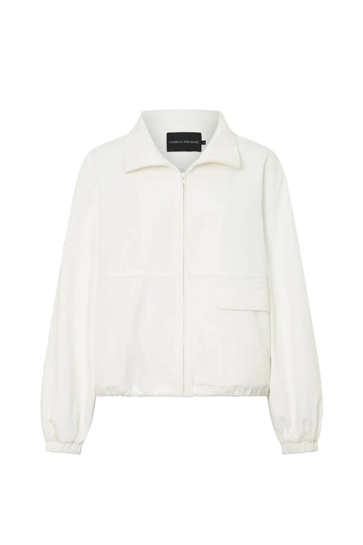 Camilla And Marc River Funnel Neck Jacket in Soft White