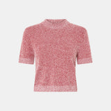 Camilla And Marc Soleo Textured Knit Tshirt in Watermelon