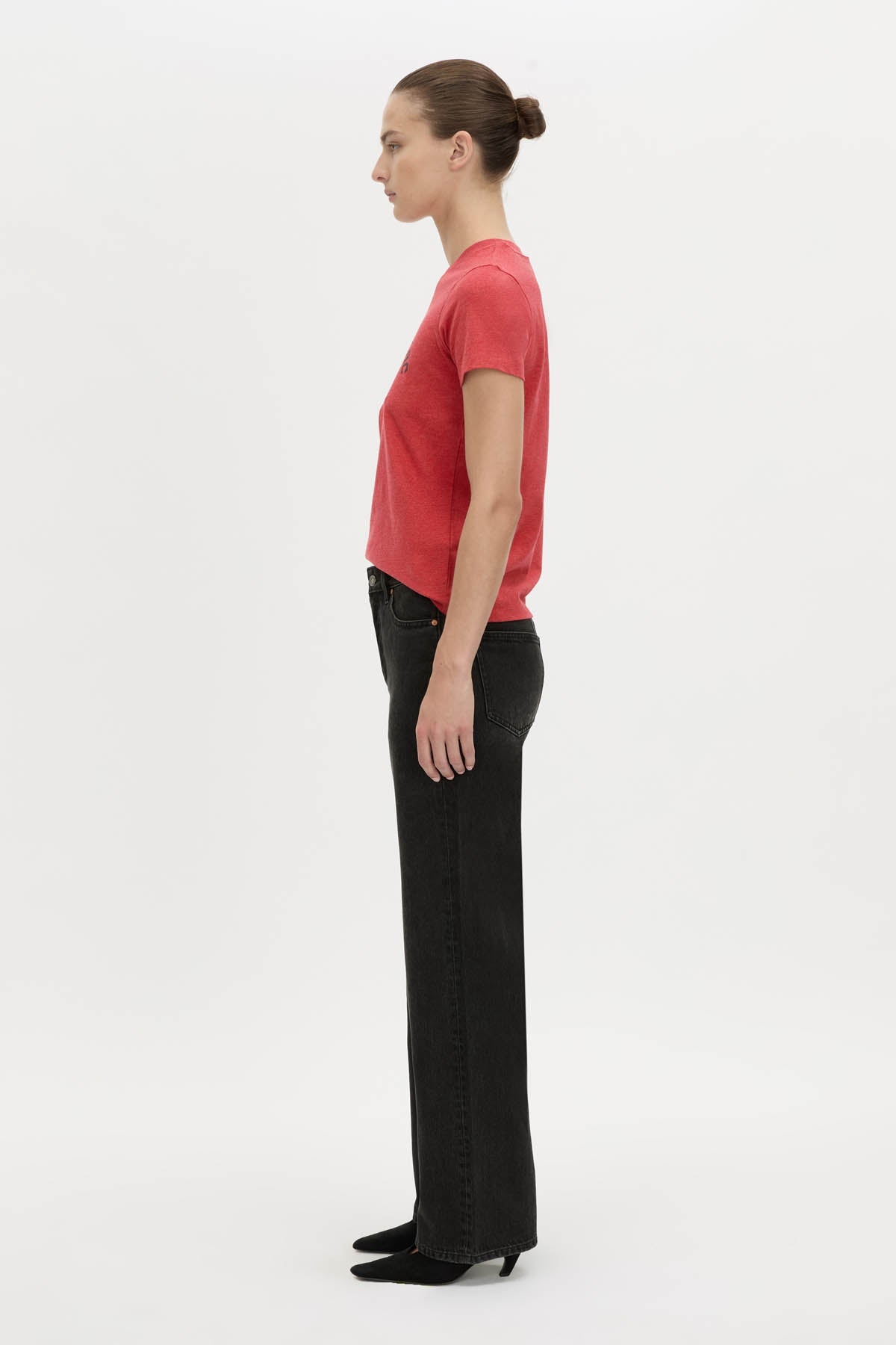 Camilla And Marc Sparrow Graphic Neat Fit Tee in Red and Black - outfit inspiration
