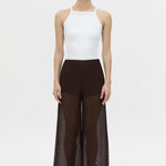Camilla And Marc Tessara Pant in Chocolate - side view