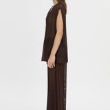 Camilla And Marc Tessara Top in Chocolate - outfit inspiration