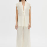 Camilla And Marc Tessara Top in Cream - styled look