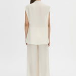 Camilla And Marc Tessara Top in Cream - close up