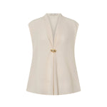 Camilla And Marc Tessara Top in Cream