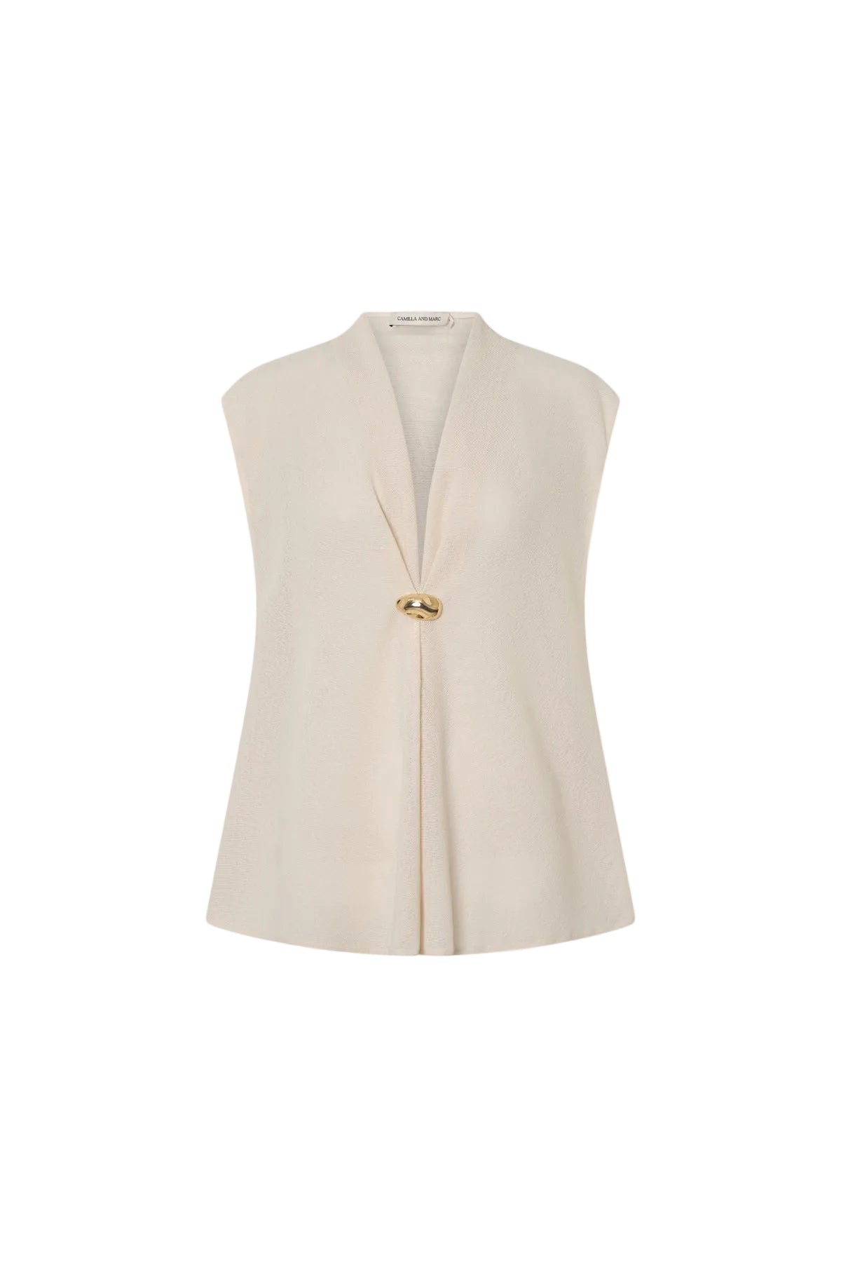 Camilla And Marc Tessara Top in Cream
