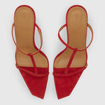 Camilla And Marc Wave Mule in Red - styled look