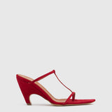 Camilla And Marc Wave Mule in Red - outfit inspiration