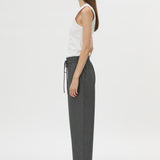 Camilla and Marc Vector Crop Pant 2.0 in Charcoal - detail view