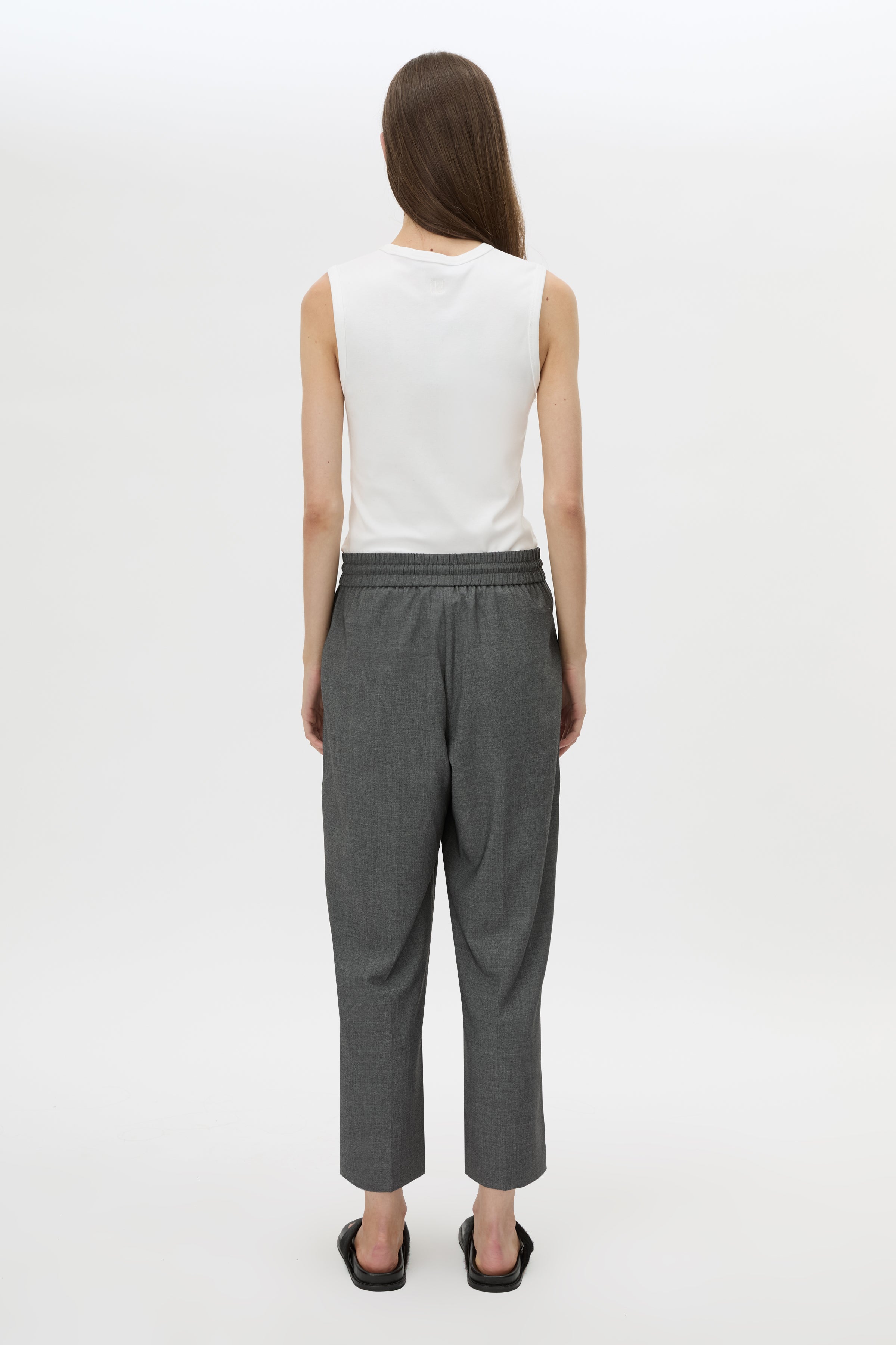 Camilla and Marc Vector Crop Pant 2.0 in Charcoal - styled look