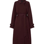 Camilla and Marc Dia Car Coat in Burgundy