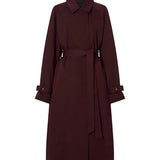 Camilla and Marc Dia Car Coat in Burgundy