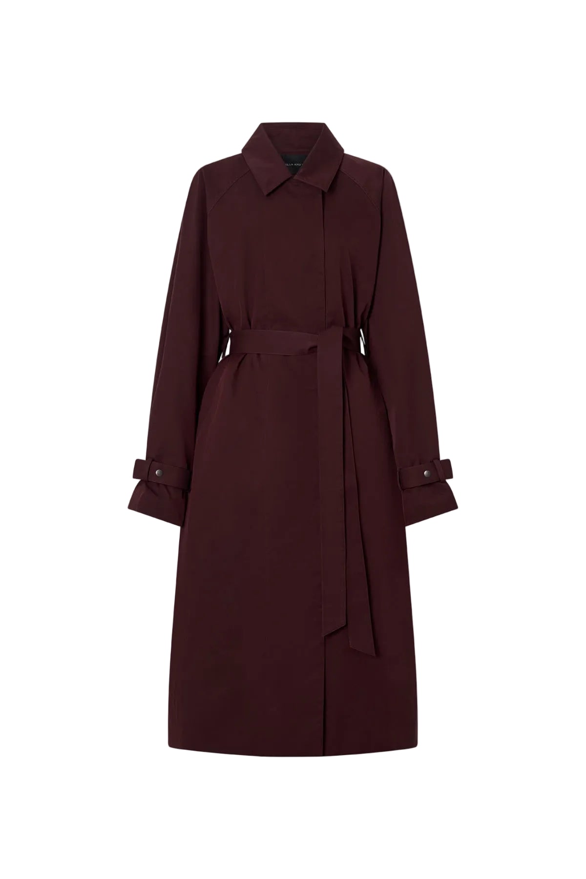 Camilla and Marc Dia Car Coat in Burgundy