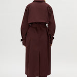 Camilla and Marc Dia Car Coat in Burgundy - outfit inspiration