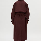 Camilla and Marc Dia Car Coat in Burgundy - outfit inspiration