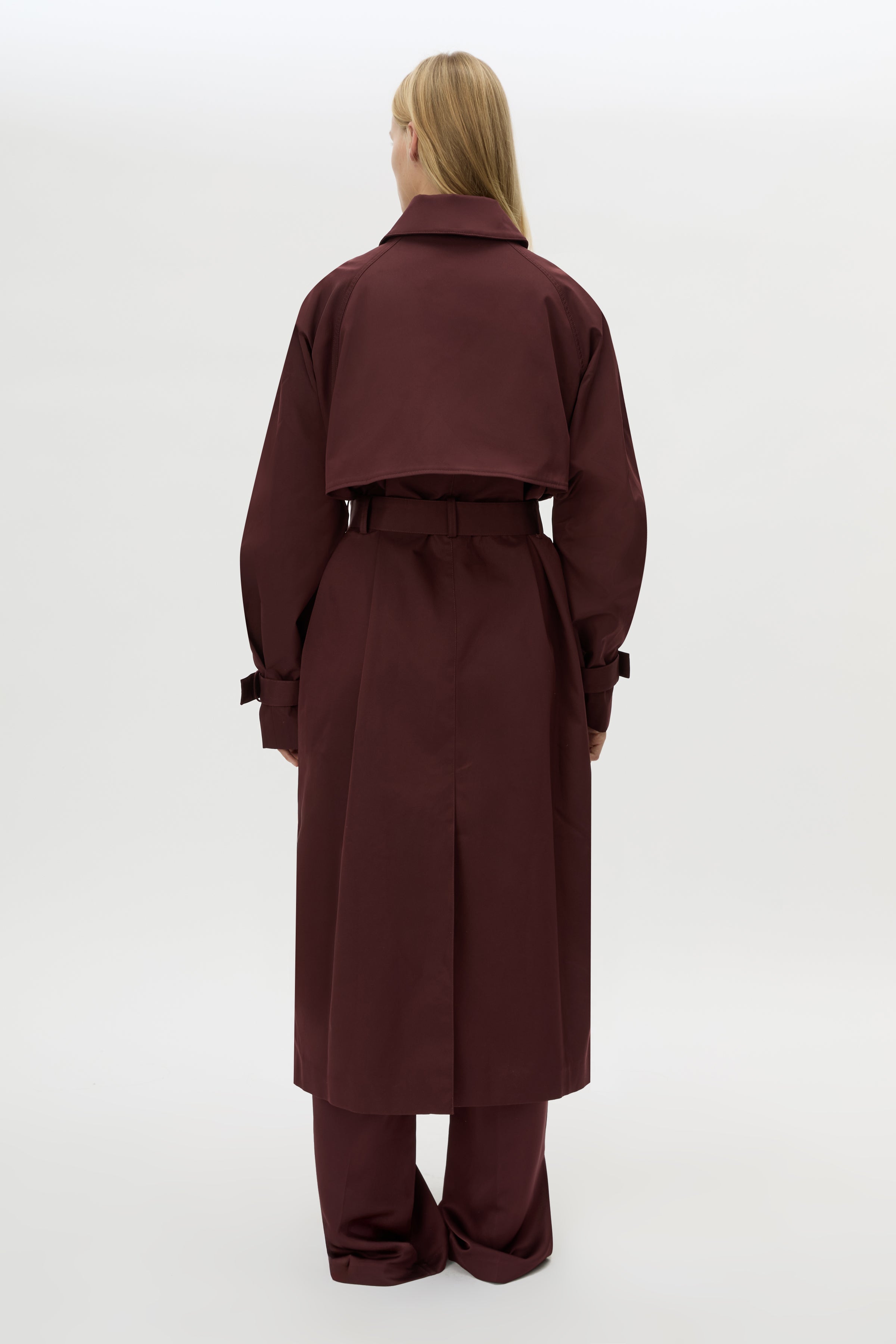 Camilla and Marc Dia Car Coat in Burgundy - outfit inspiration