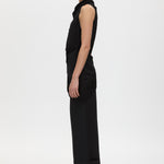 Camilla and Marc Dune Fringe Top in Black - detail view