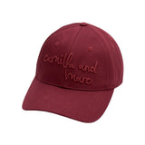 Camilla and Marc Maren Embroidered Cap in Burgundy
