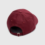 Camilla and Marc Maren Embroidered Cap in Burgundy - detail view