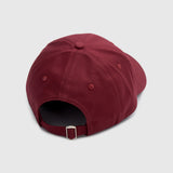 Camilla and Marc Maren Embroidered Cap in Burgundy - detail view