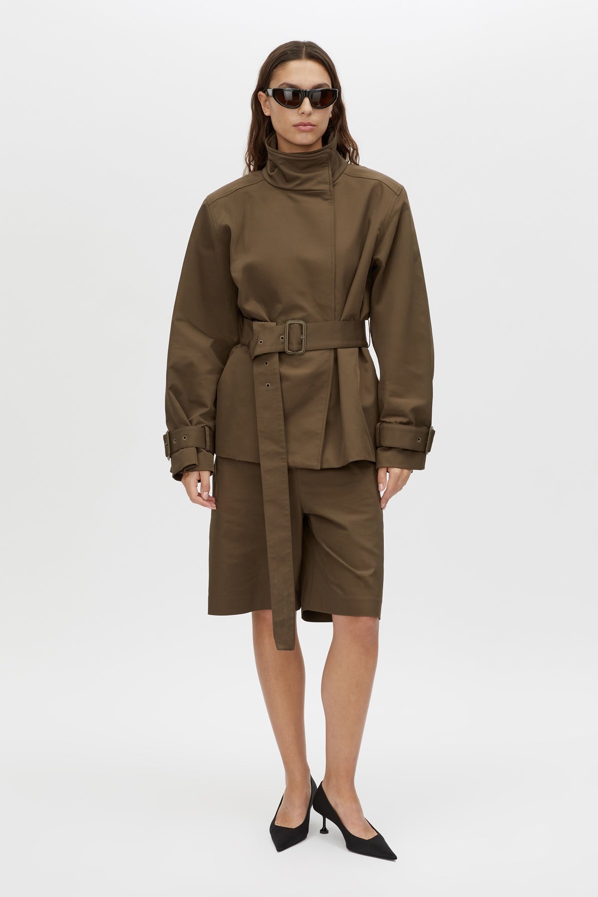 Camilla and Marc Mahdavi Puffer Jacket in Cypress