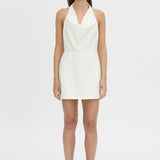 Camilla and Marc Aubrey Denim Mini Dress in White Neps