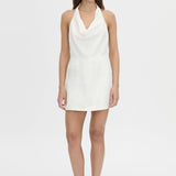 Camilla and Marc Aubrey Denim Mini Dress in White Neps
