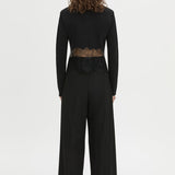 Camilla And Marc Cayana Lace Knit Cardigan in Black