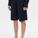 Camilla And Marc Lourdes Check Soft Short in Navy