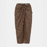 Camilla And Marc Mannix Midi Skirt in Chocolate Check
