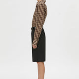 Camilla And Marc Mannix Shirt in Chocolate Check