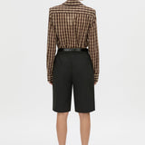 Camilla And Marc Mannix Shirt in Chocolate Check