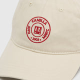 Camilla And Marc Westley Emb Logo Cap in White and Red