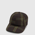 Camilla And Marc Winton Check Logo Cap in Espresso Check