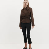Harris Tapper Capri Trouser in Black - side view