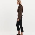 Harris Tapper Capri Trouser in Black - styled look
