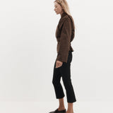 Harris Tapper Capri Trouser in Black - styled look