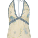 Sir Cecile Halter Top in Eira Butter