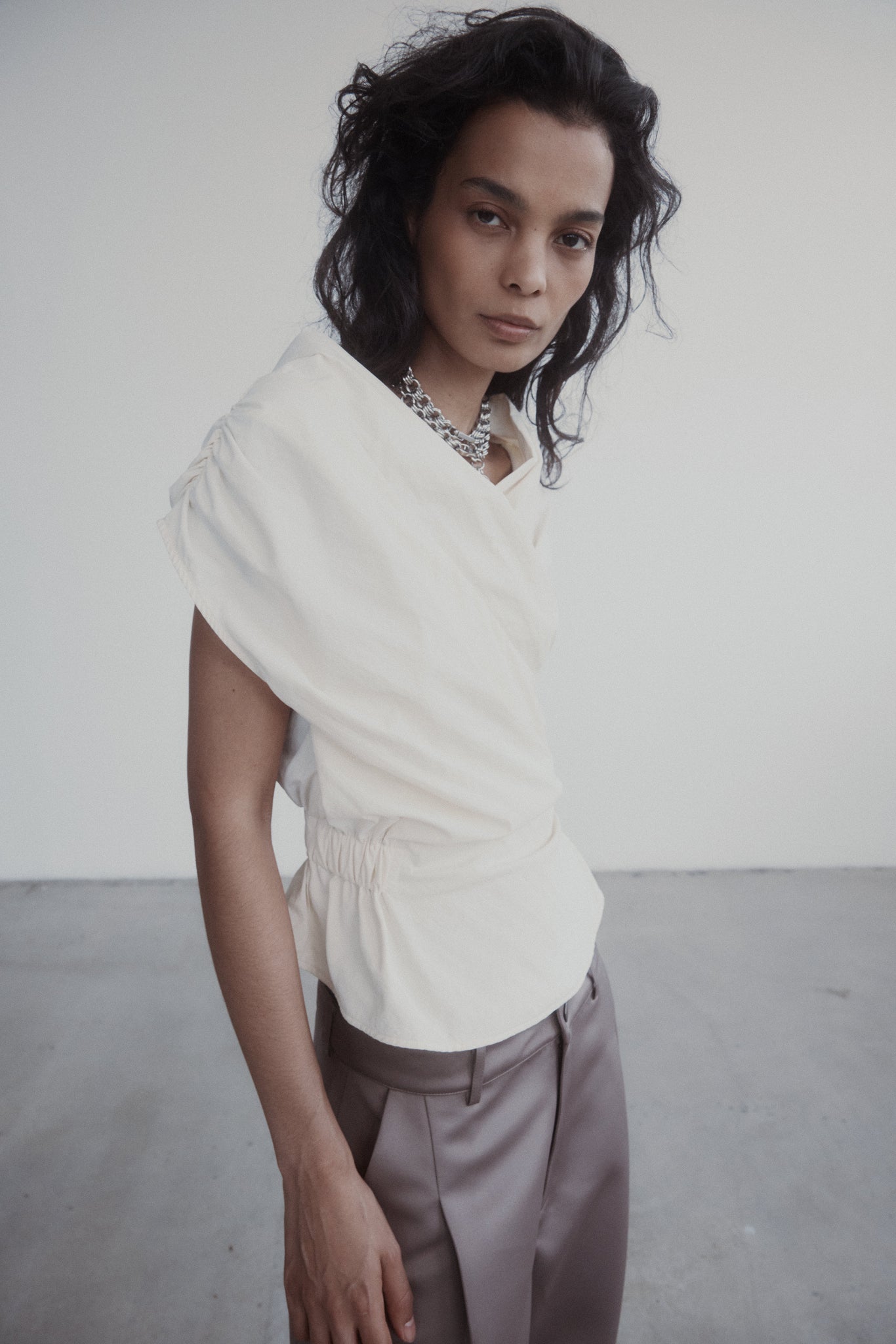Harris Tapper Chaimberlain Top in Ivory - outfit inspiration