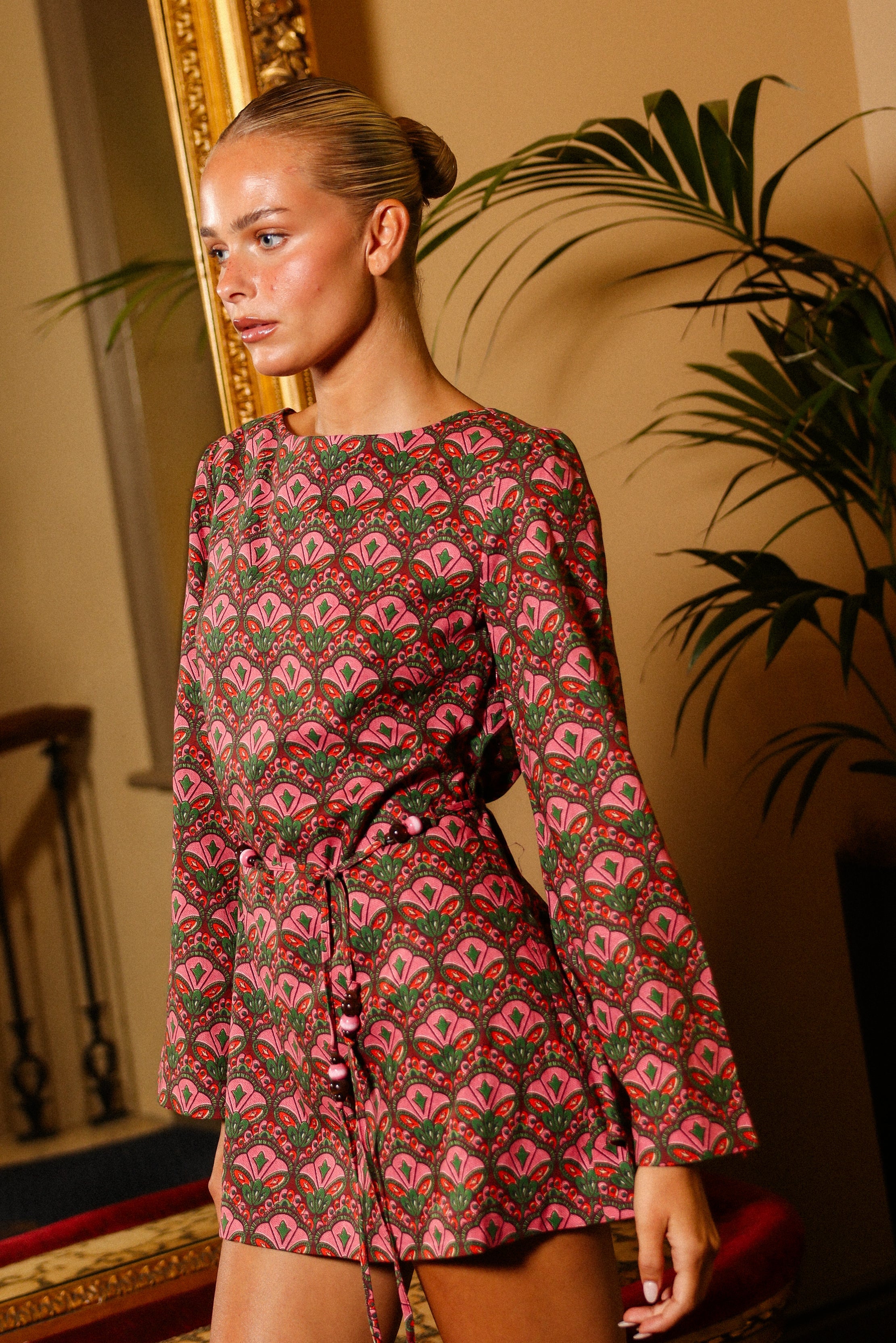 Aston Studio Charlie Dress in Jaipur Tapestry - styled look