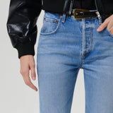 Citizens Of Humanity 90s French High Rise Straight Long Jean in London - close up