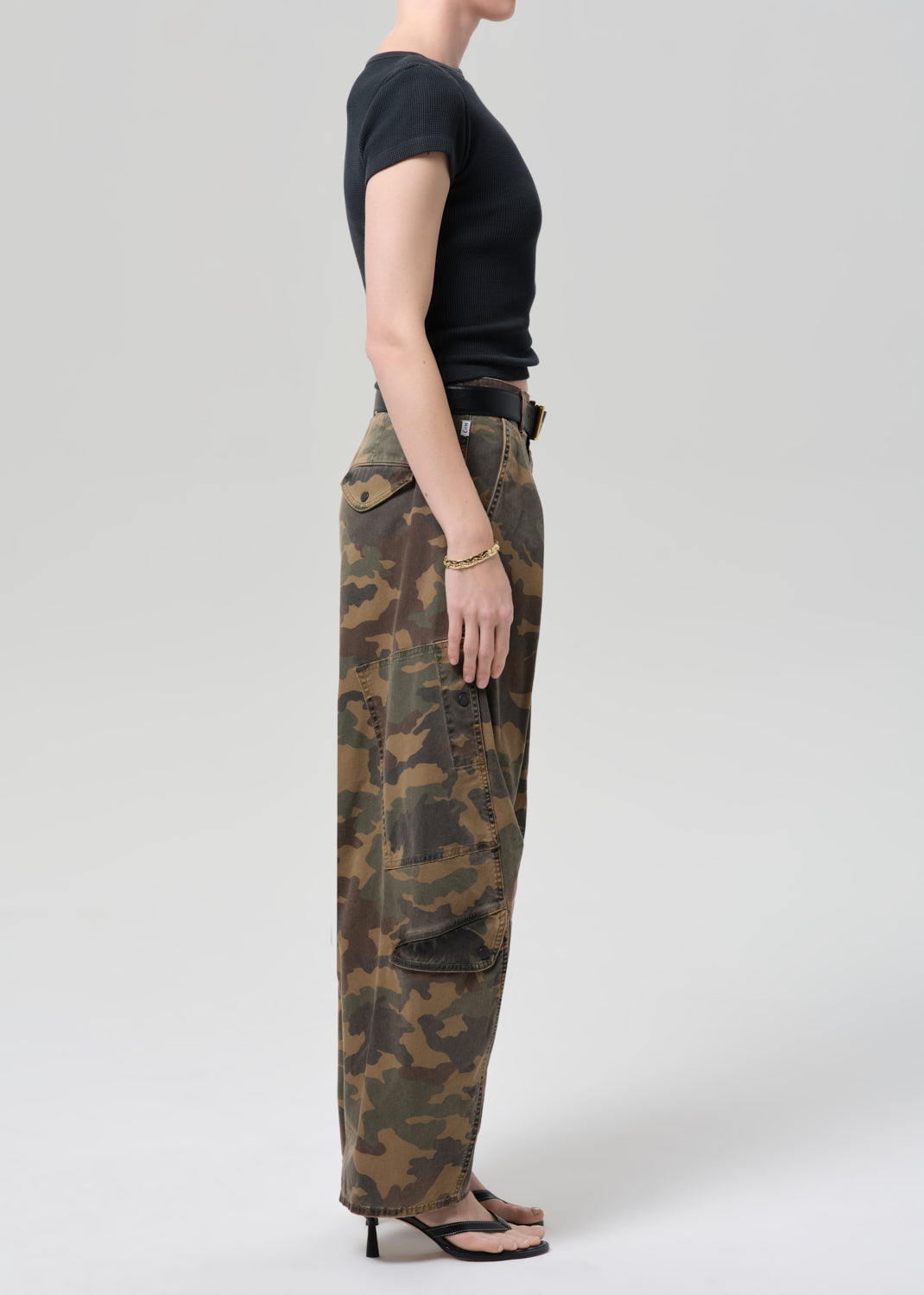 Citizens Of Humanity Flight Pant in Camo - styled look